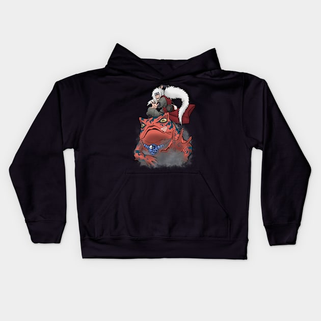 Jiraiya sensei Naruto Kids Hoodie by BentoPrint